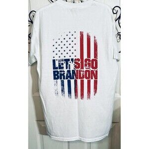 Let's Go Brandon FJB  Biden T shirt Funny Political Shirts Trump 2024 USA Flag